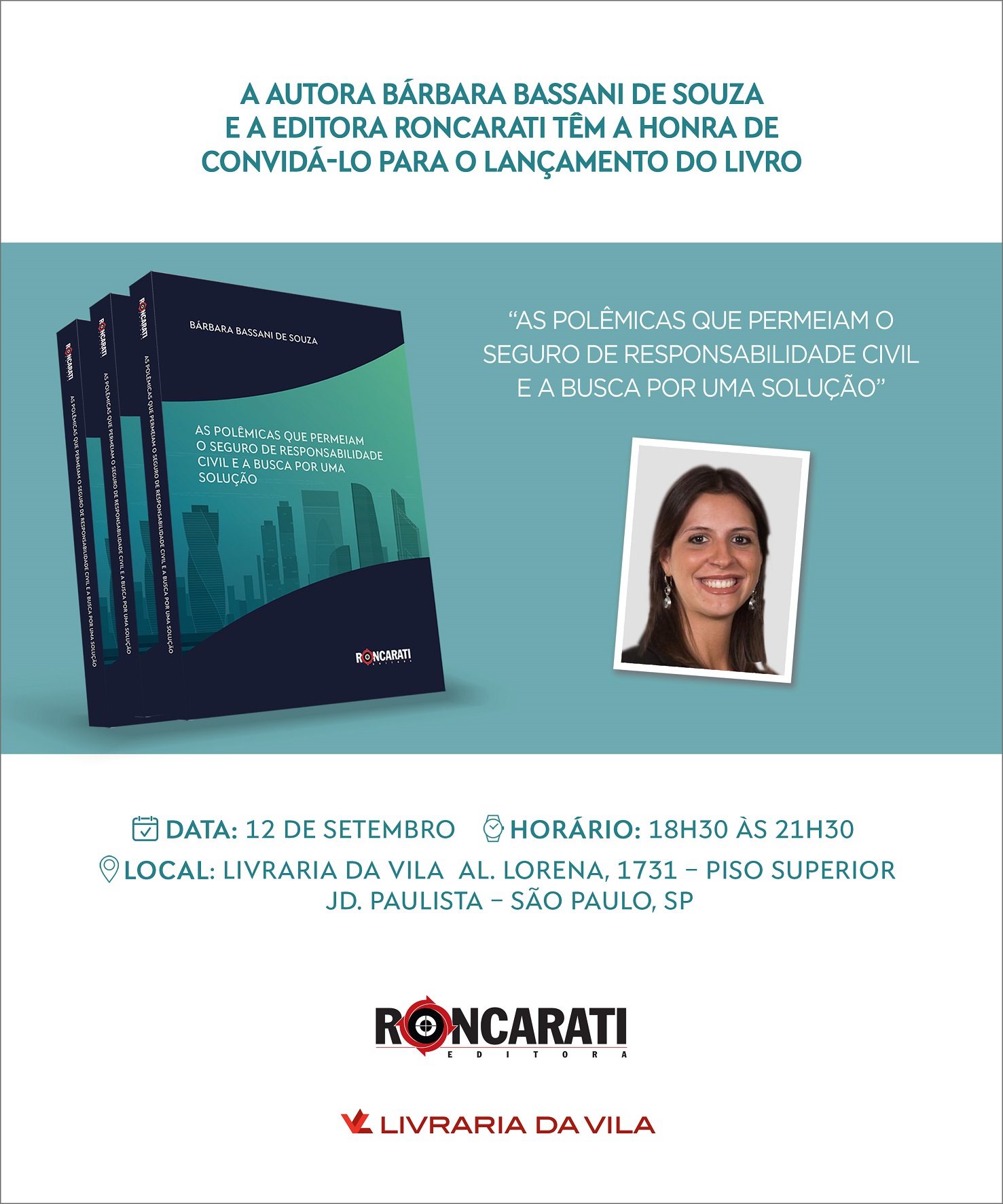 convite lancamento livro barbara bassani